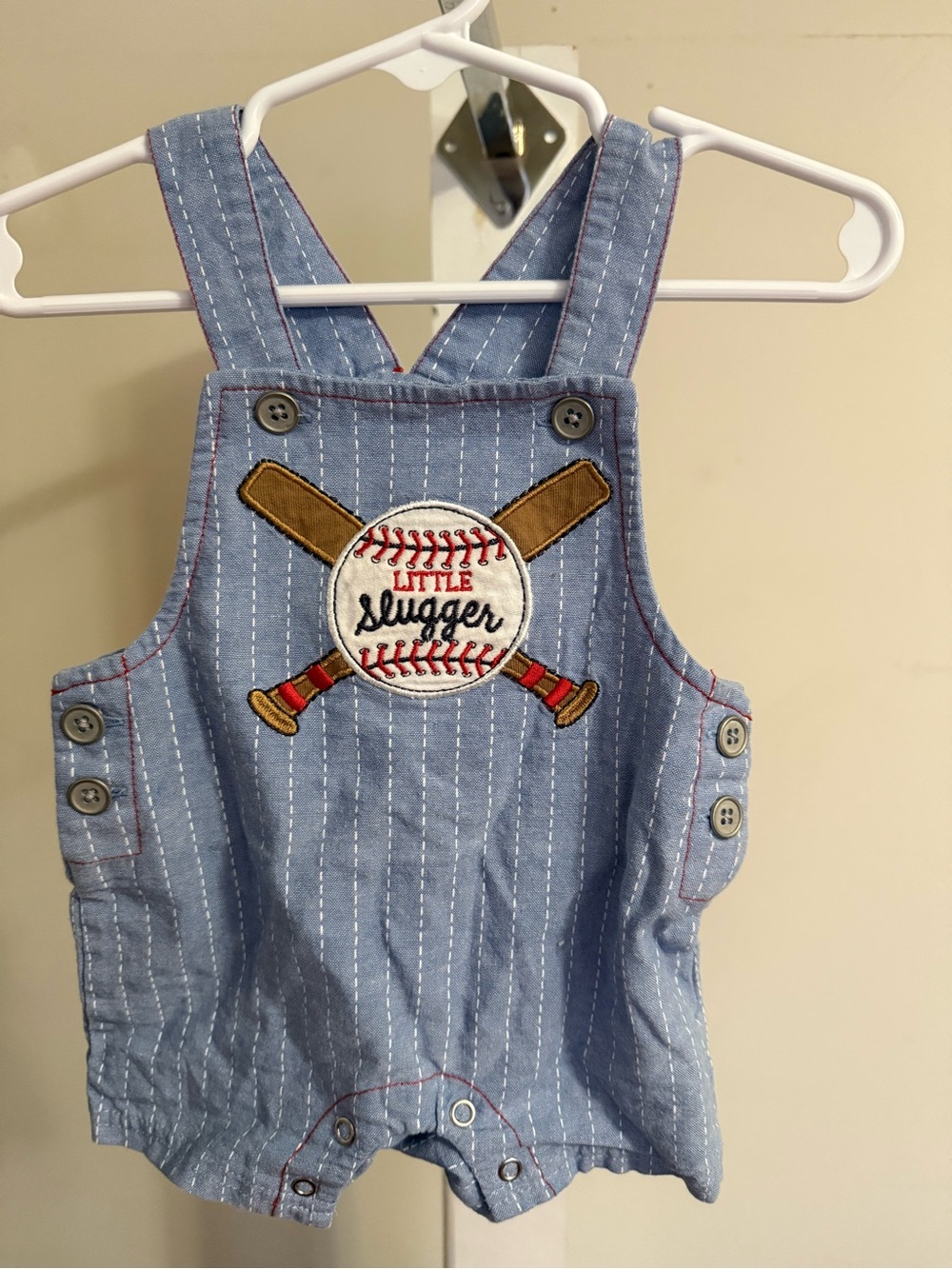 Baby Starters Little Slugger Shortalls - Picture 2 of 9